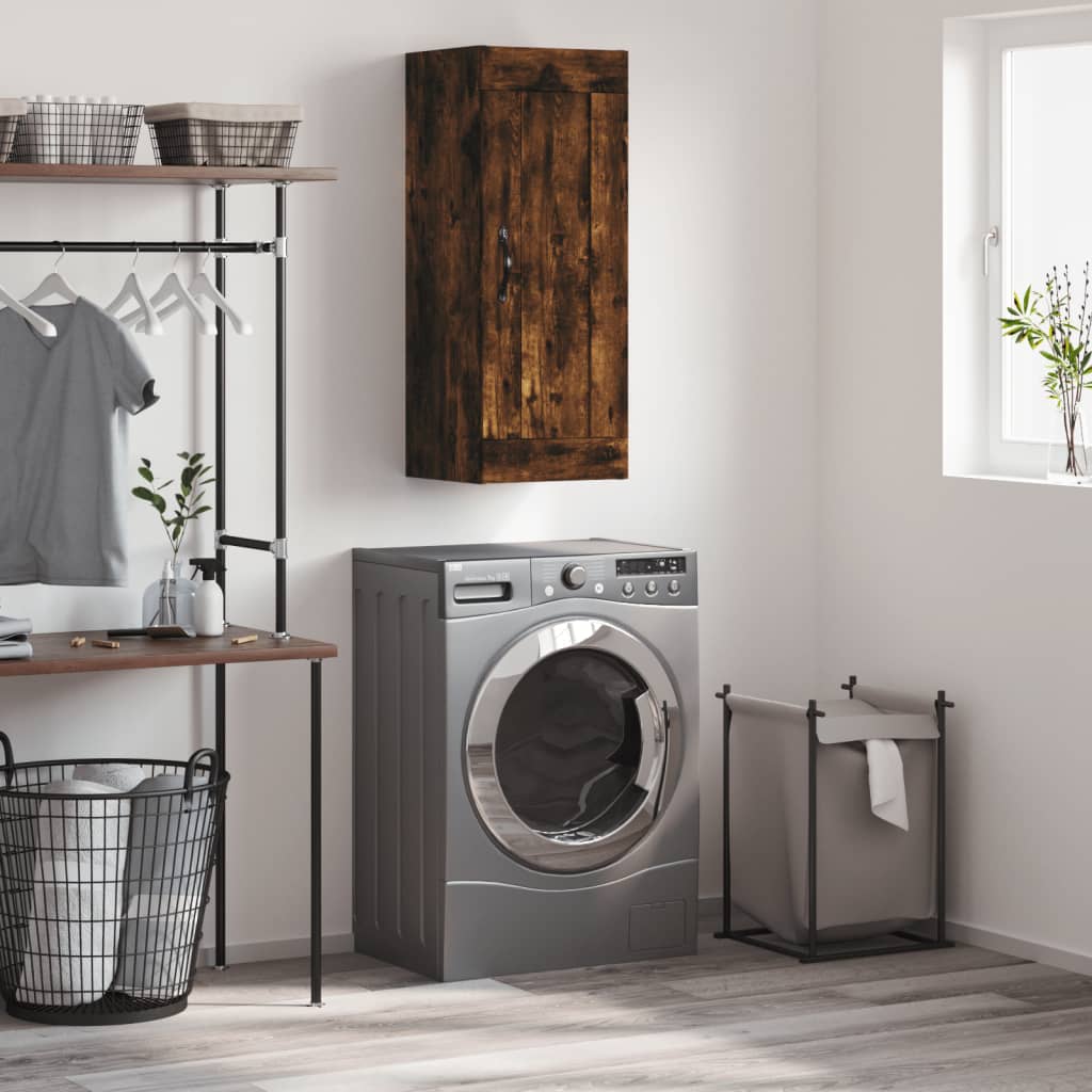 Wall Mounted Cabinet 34.5X34X90 Cm Engineered Wood