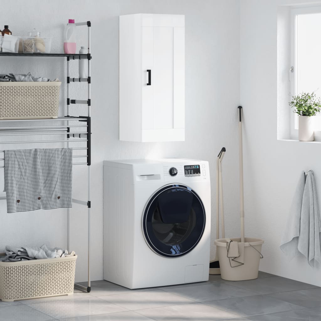 Wall Mounted Cabinet 34.5X34X90 Cm Engineered Wood