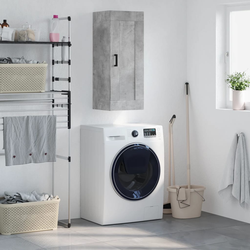 Wall Mounted Cabinet 34.5X34X90 Cm Engineered Wood