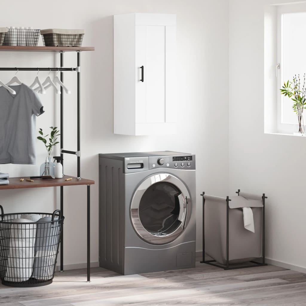 Wall Mounted Cabinet 34.5X34X90 Cm Engineered Wood