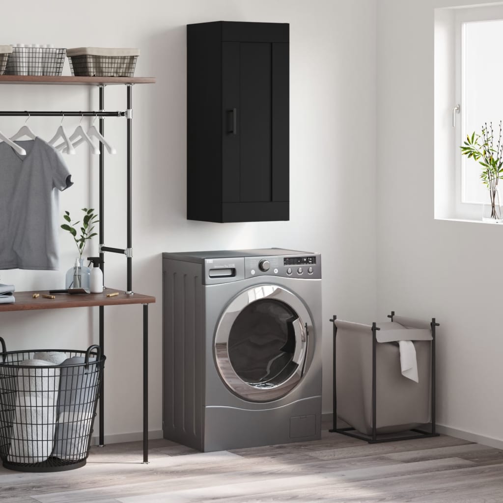 Wall Mounted Cabinet 34.5X34X90 Cm Engineered Wood