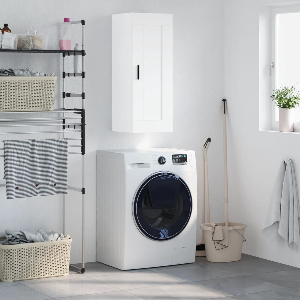 Wall Mounted Cabinet 34.5X34X90 Cm Engineered Wood