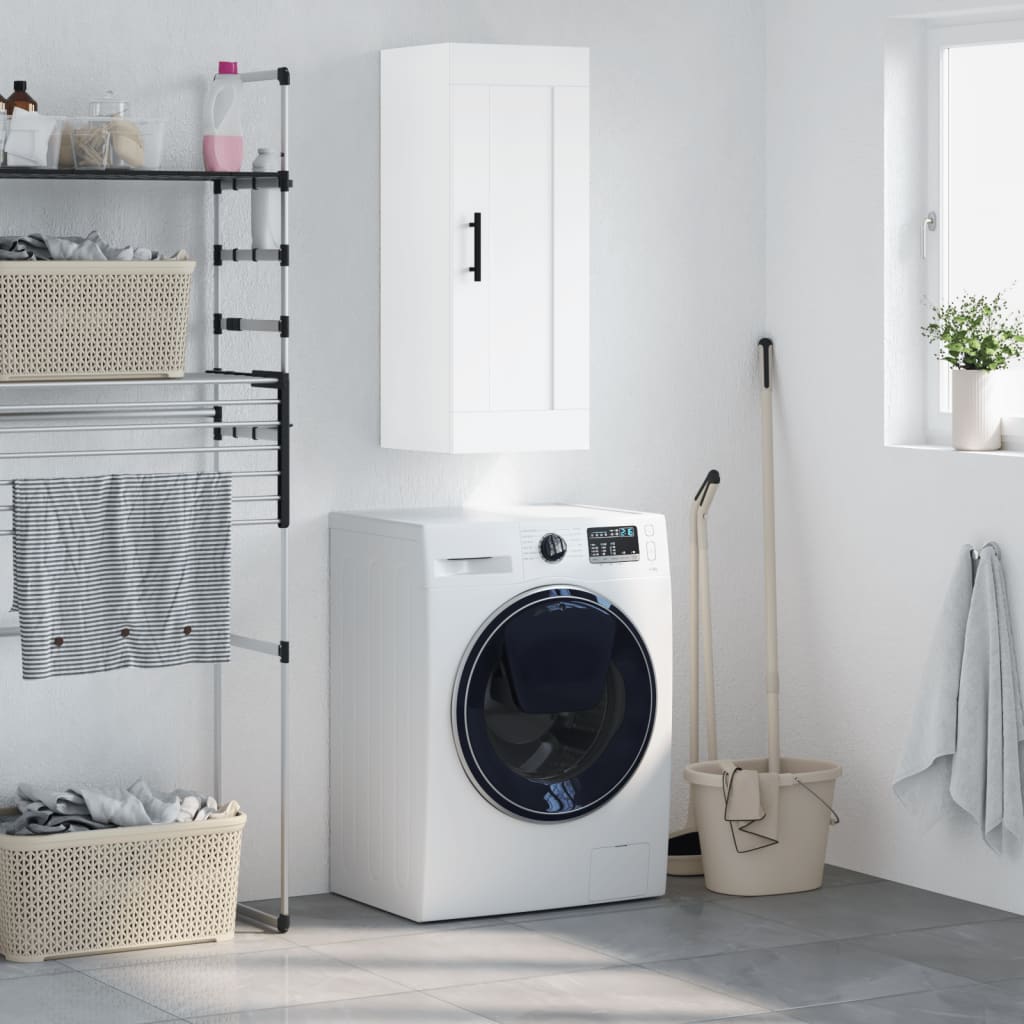 Wall Mounted Cabinet 34.5X34X90 Cm Engineered Wood