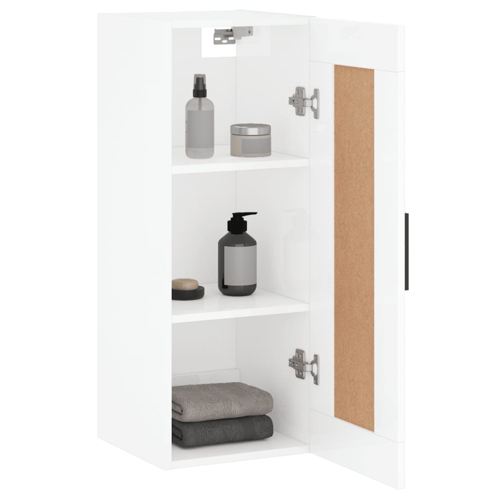 Wall Mounted Cabinet 34.5X34X90 Cm Engineered Wood