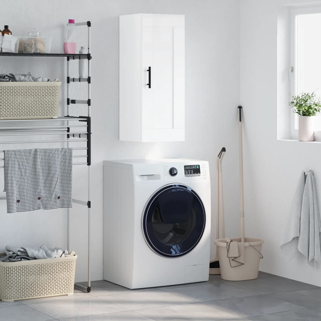 Wall Mounted Cabinet 34.5X34X90 Cm Engineered Wood