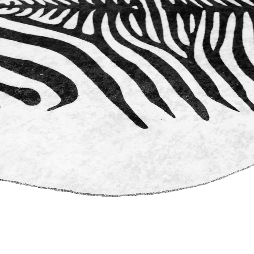 Rug 120X170 Cm Zebra Pattern Washable Anti Slip