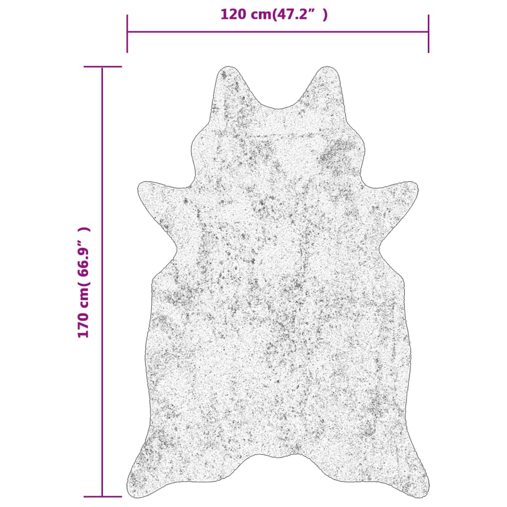 Rug 120X170 Cm Zebra Pattern Washable Anti Slip