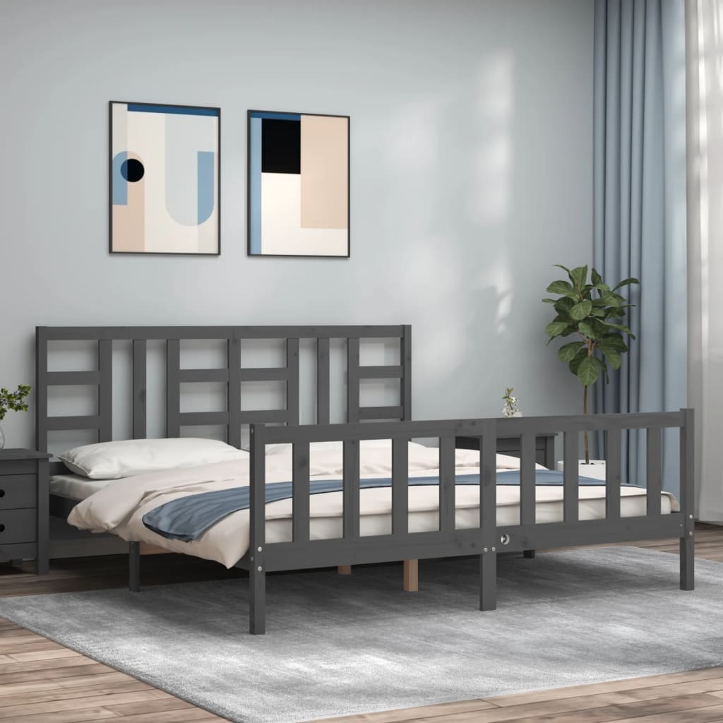 Bed Frame Without Mattress Small Single Solid Wood Pine