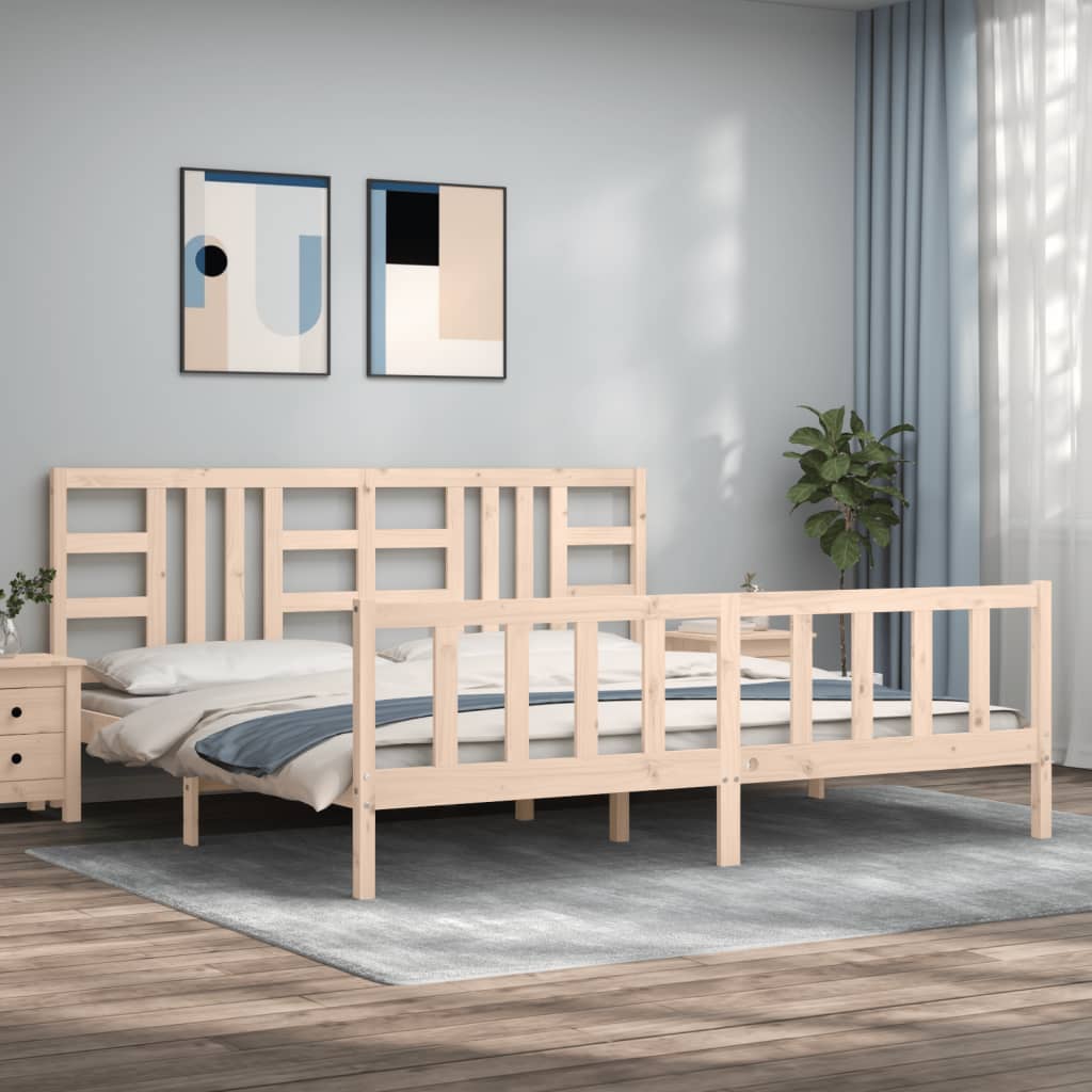 Bed Frame Without Mattress Small Single Solid Wood Pine