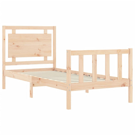 Bed Frame Without Mattress Small Single Solid Wood Pine