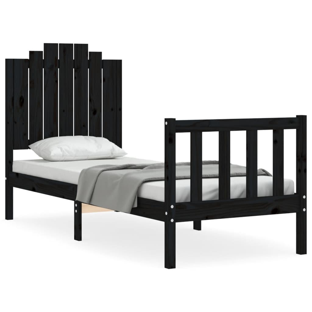 Bed Frame Without Mattress Small Single Solid Wood Pine