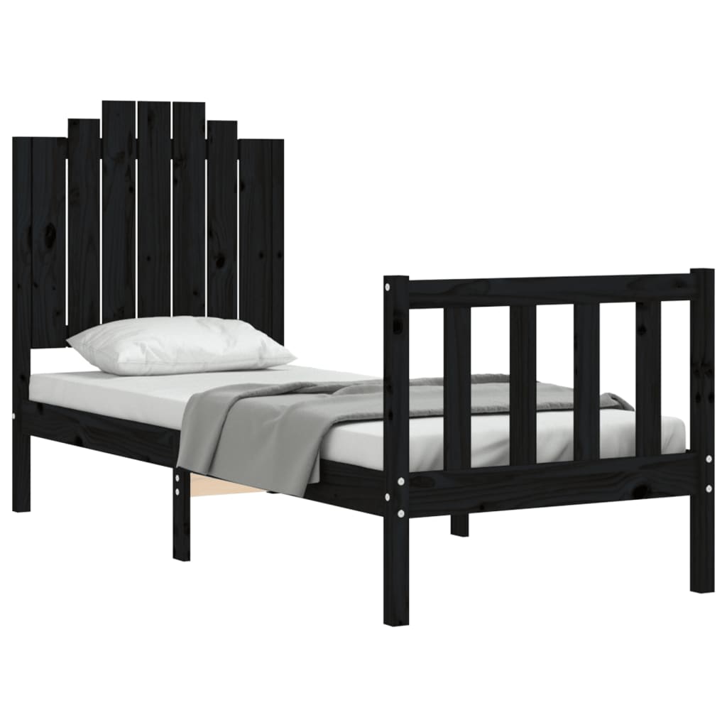 Bed Frame Without Mattress Small Single Solid Wood Pine