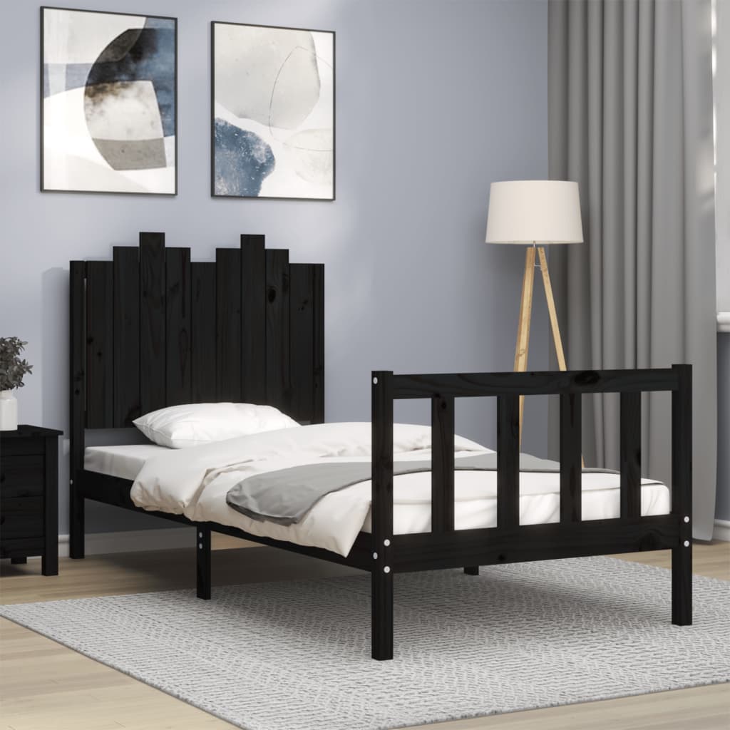 Bed Frame Without Mattress Small Single Solid Wood Pine