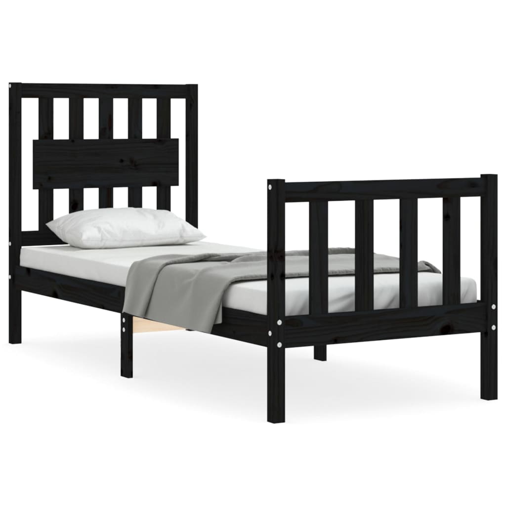 Bed Frame Without Mattress Small Single Solid Wood Pine