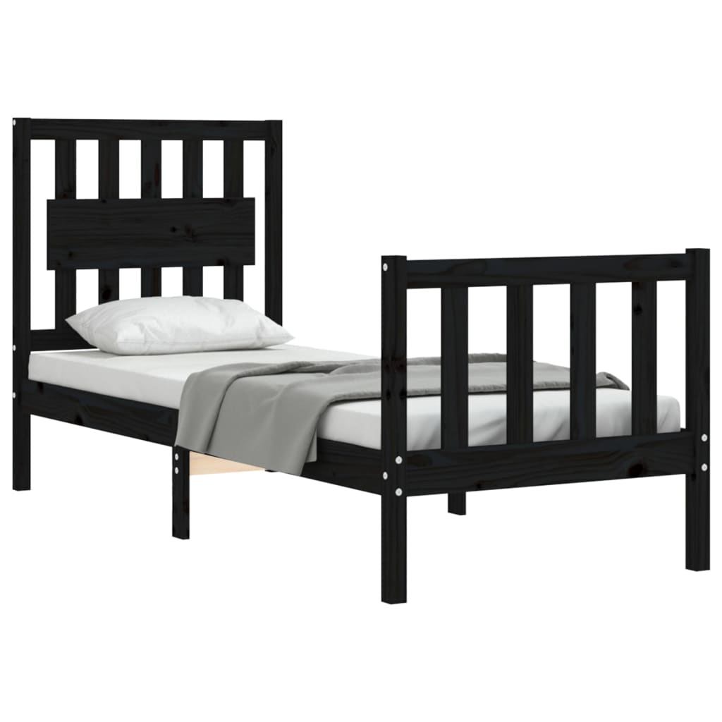 Bed Frame Without Mattress Small Single Solid Wood Pine