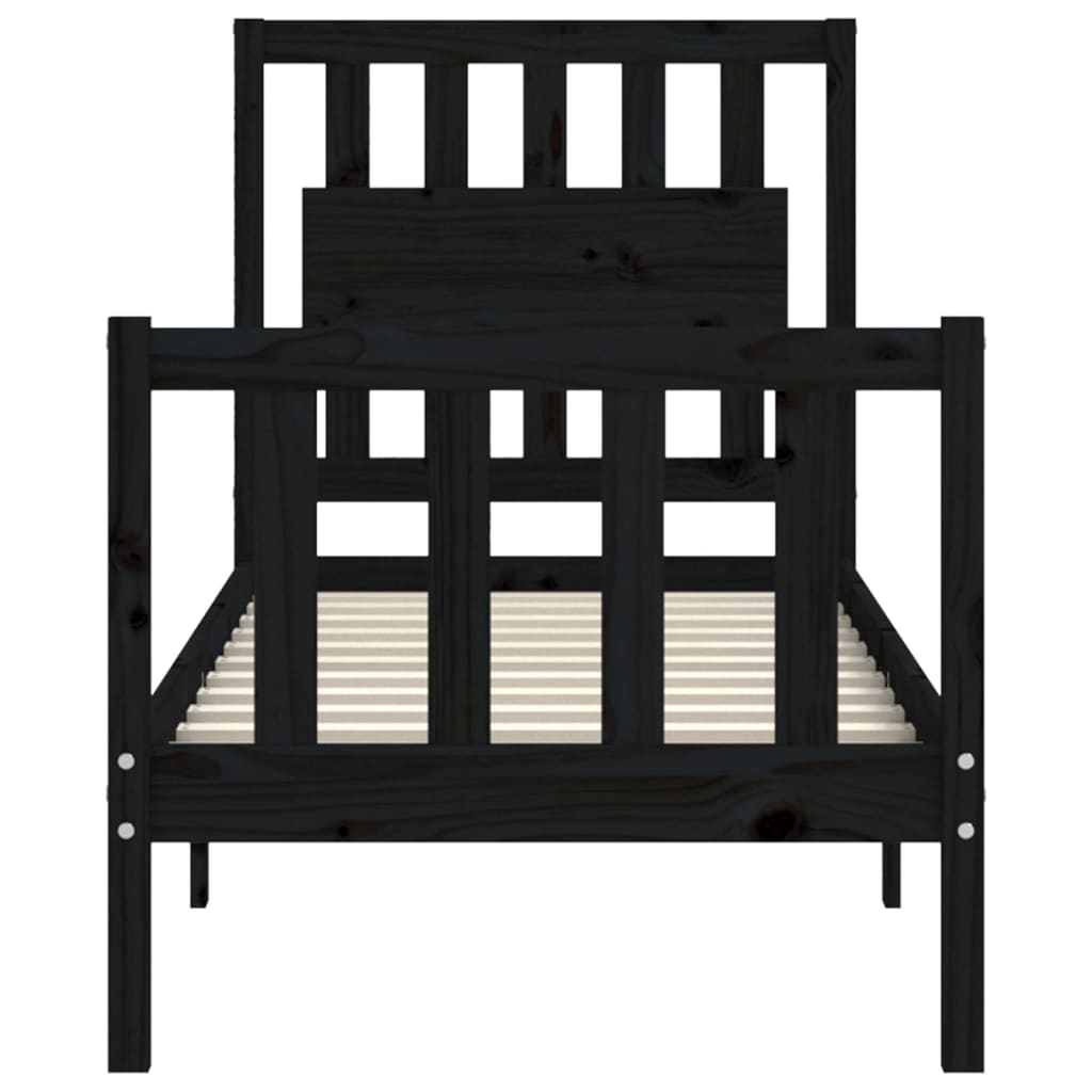 Bed Frame Without Mattress Small Single Solid Wood Pine