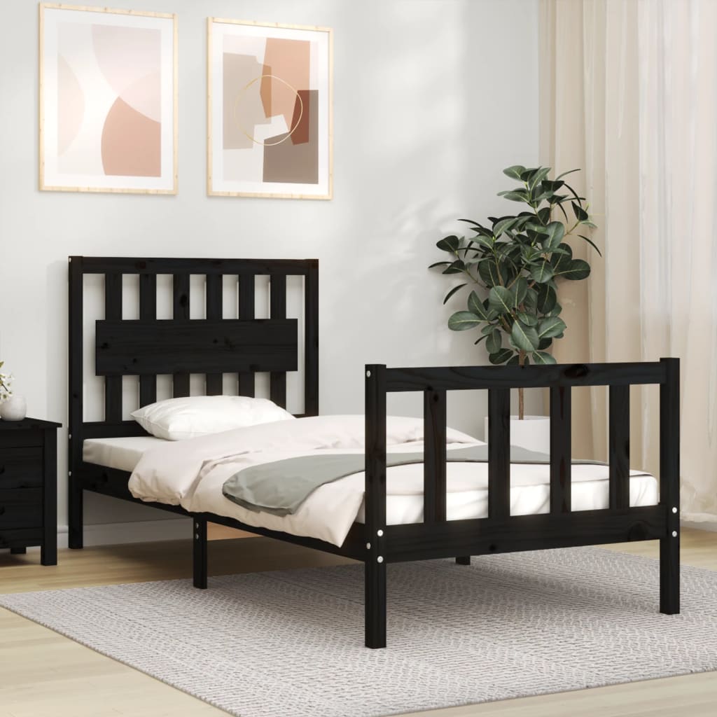 Bed Frame Without Mattress Small Single Solid Wood Pine