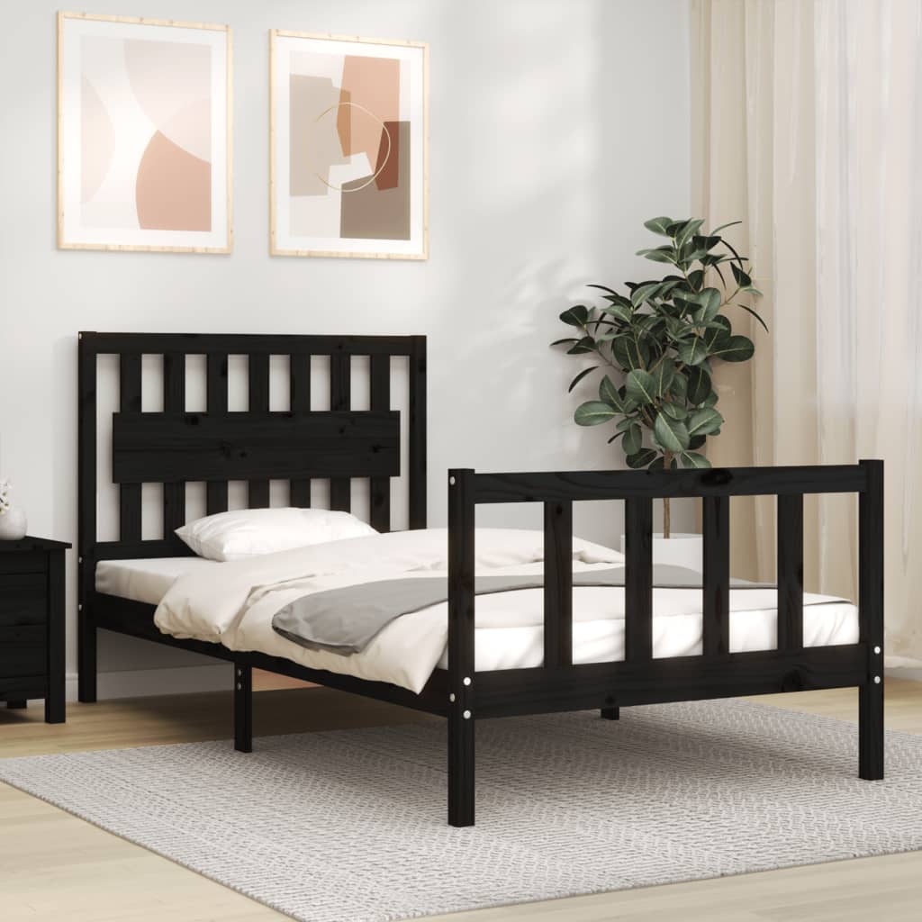 Bed Frame Without Mattress Small Single Solid Wood Pine
