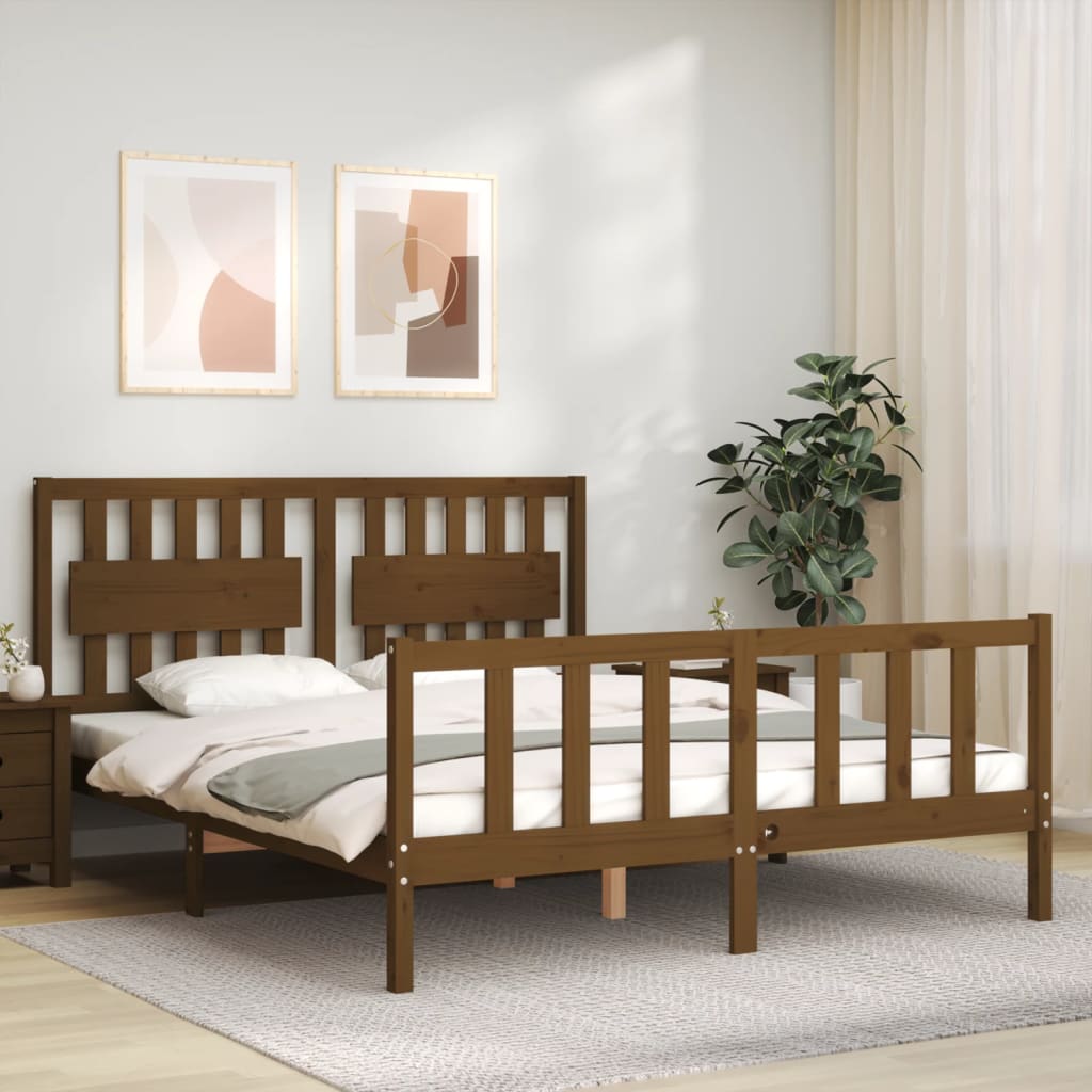 Bed Frame Without Mattress Small Single Solid Wood Pine