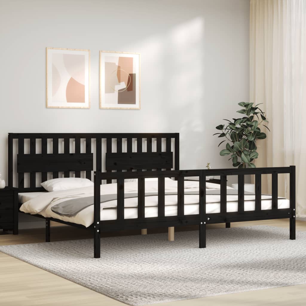 Bed Frame Without Mattress Small Single Solid Wood Pine