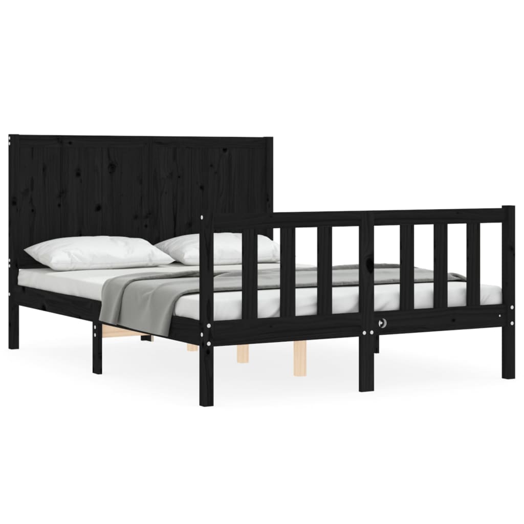 Bed Frame Without Mattress Solid Wood Pine