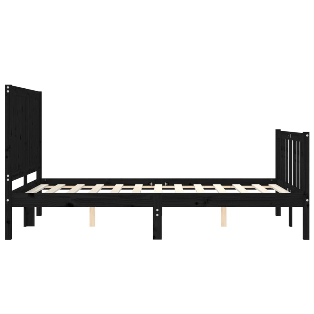 Bed Frame Without Mattress Solid Wood Pine