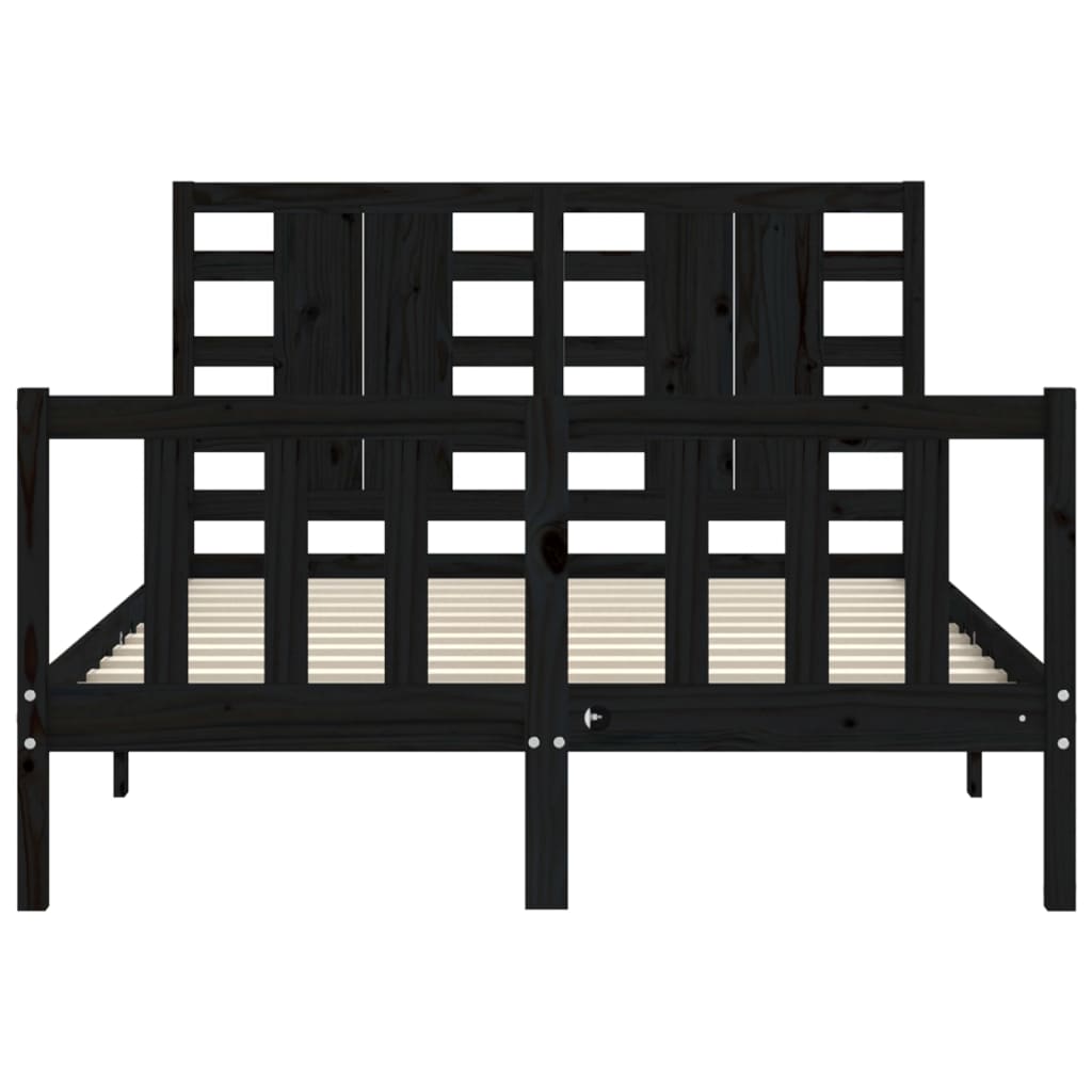 Bed Frame Without Mattress Solid Wood Pine