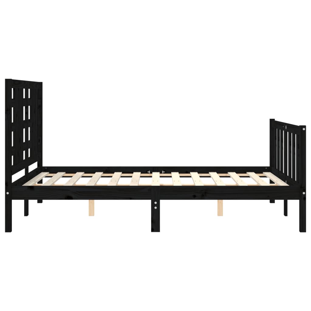 Bed Frame Without Mattress Solid Wood Pine
