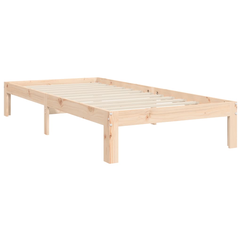 Bed Frame Without Mattress Solid Wood Pine