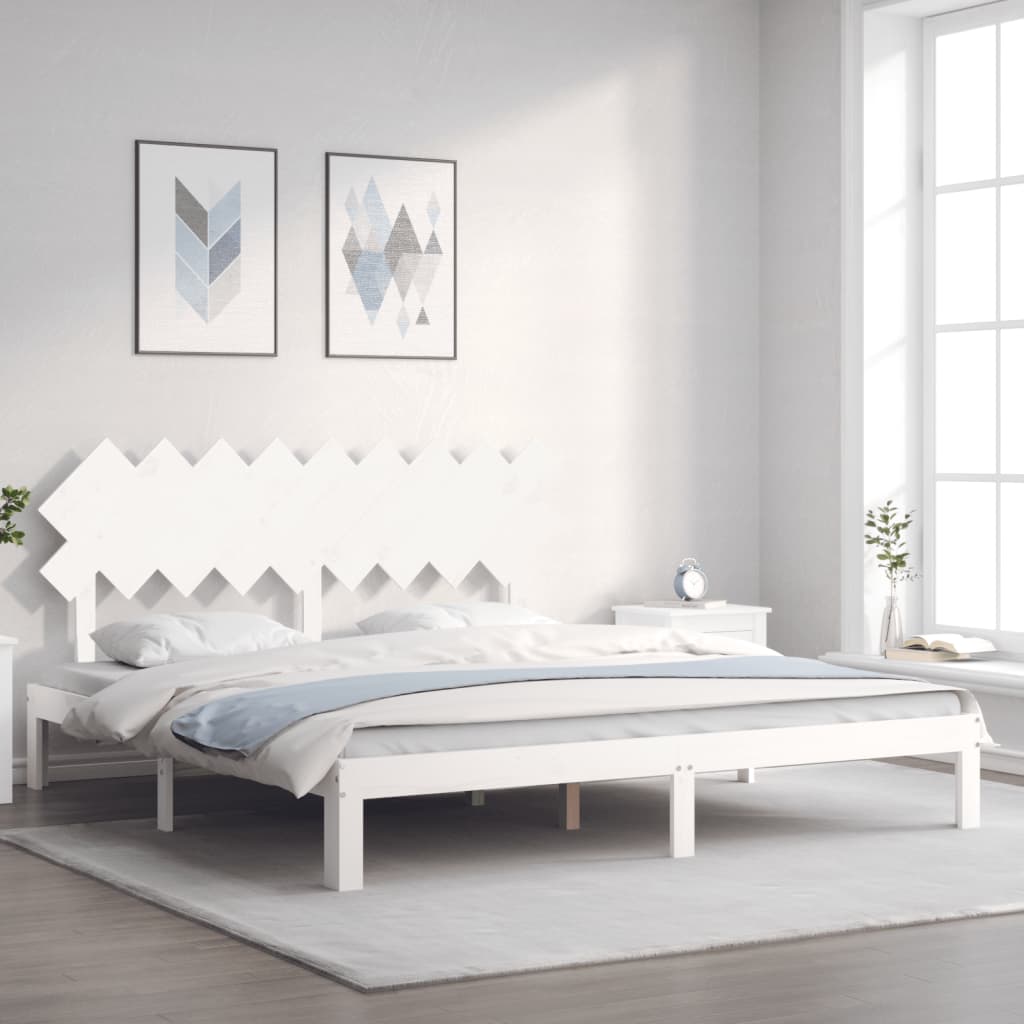 Bed Frame Without Mattress Solid Wood Pine
