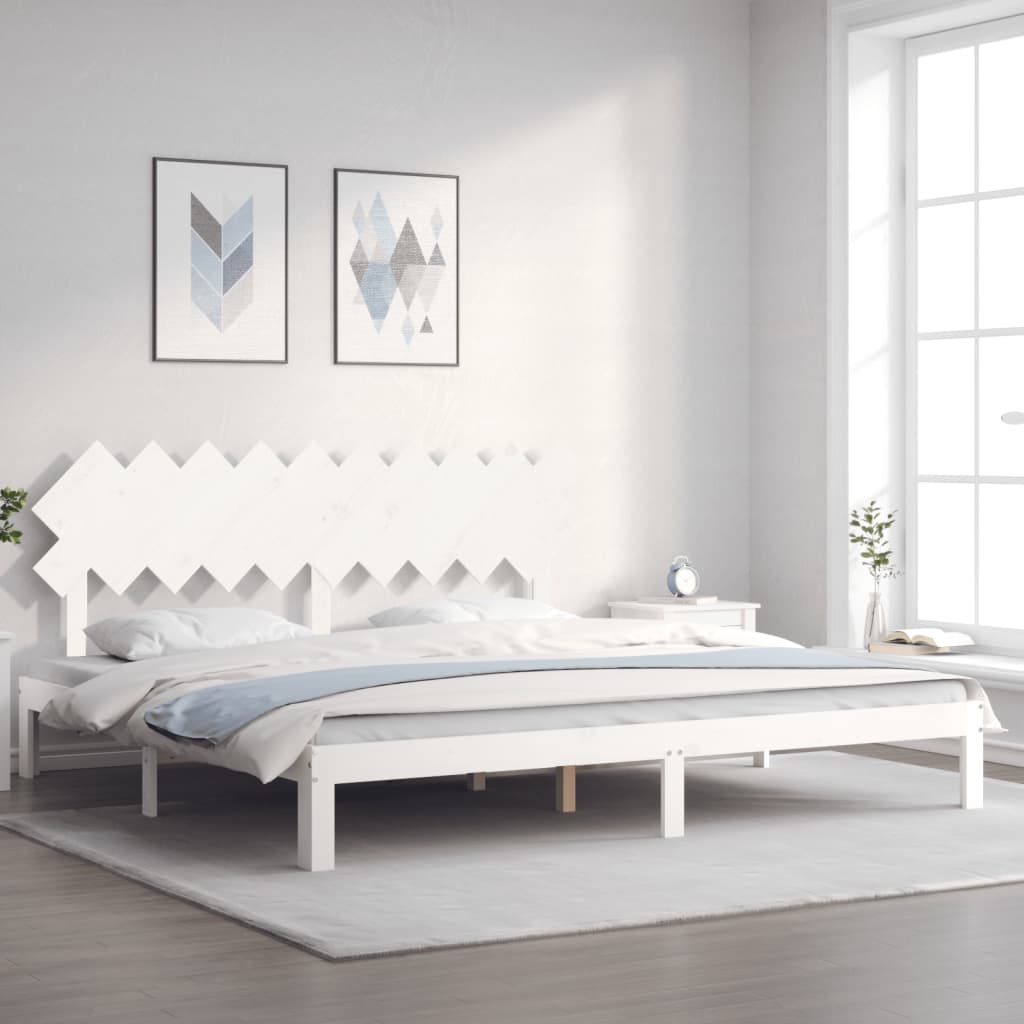 Bed Frame Without Mattress Solid Wood Pine