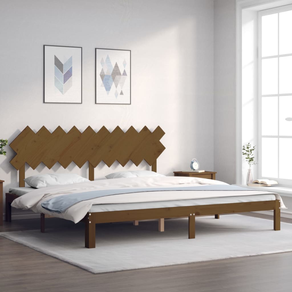 Bed Frame Without Mattress Solid Wood Pine