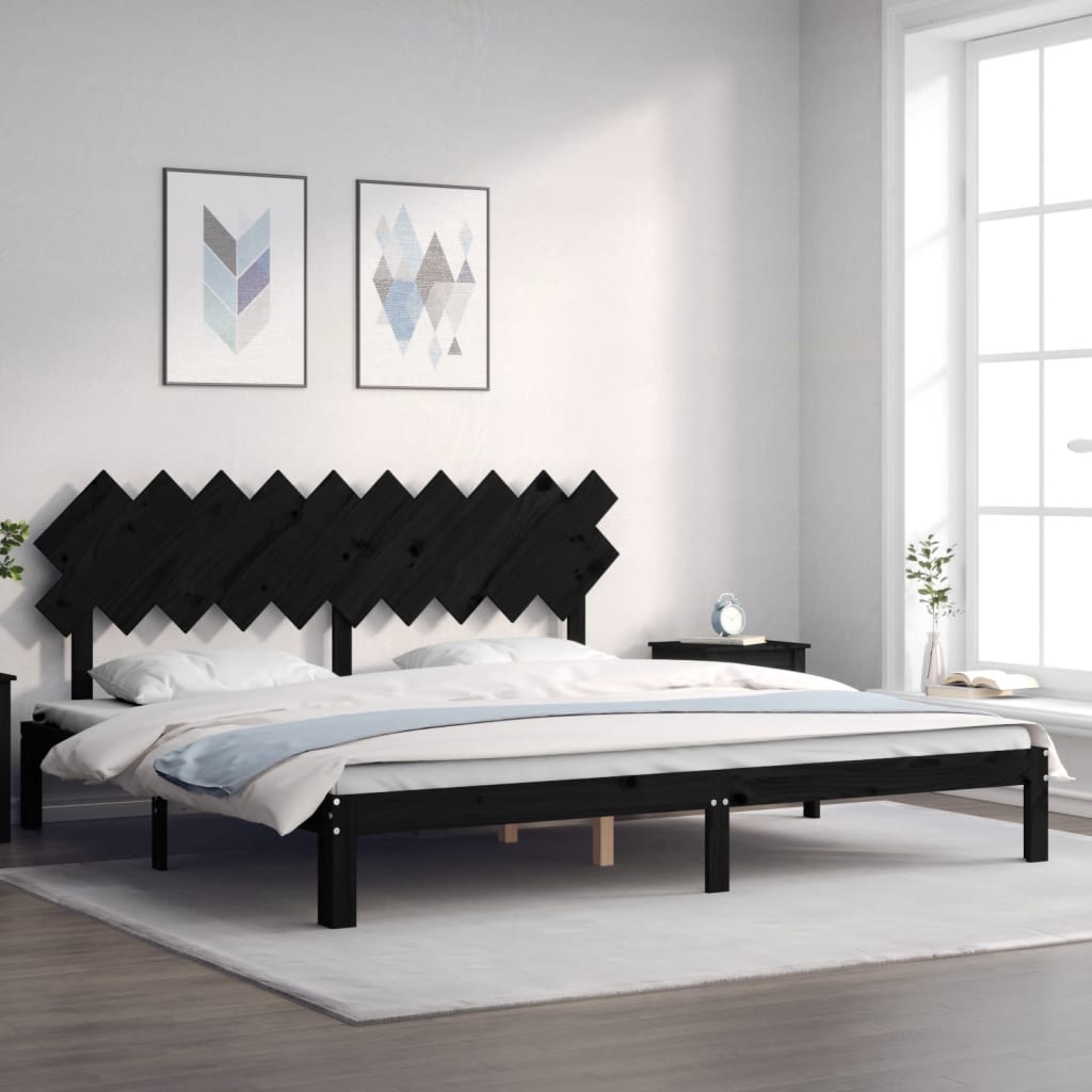 Bed Frame Without Mattress Solid Wood Pine