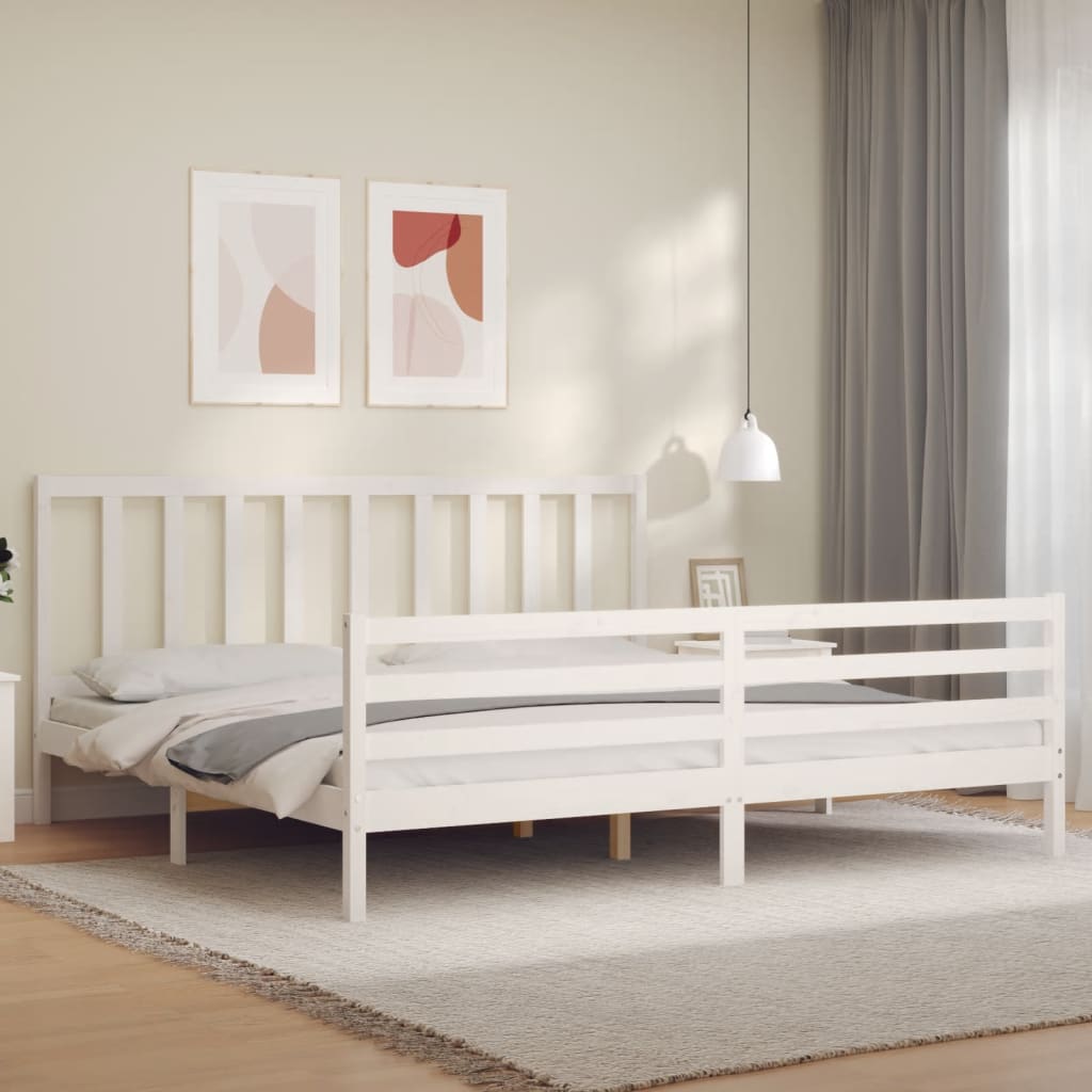 Bed Frame Without Mattress Single Solid Wood Pine