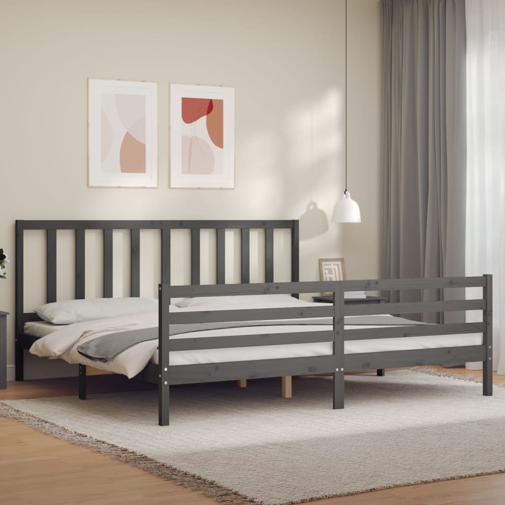 Bed Frame Without Mattress Single Solid Wood Pine