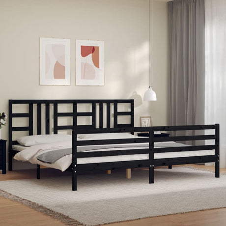 Bed Frame Without Mattress Solid Wood Pine