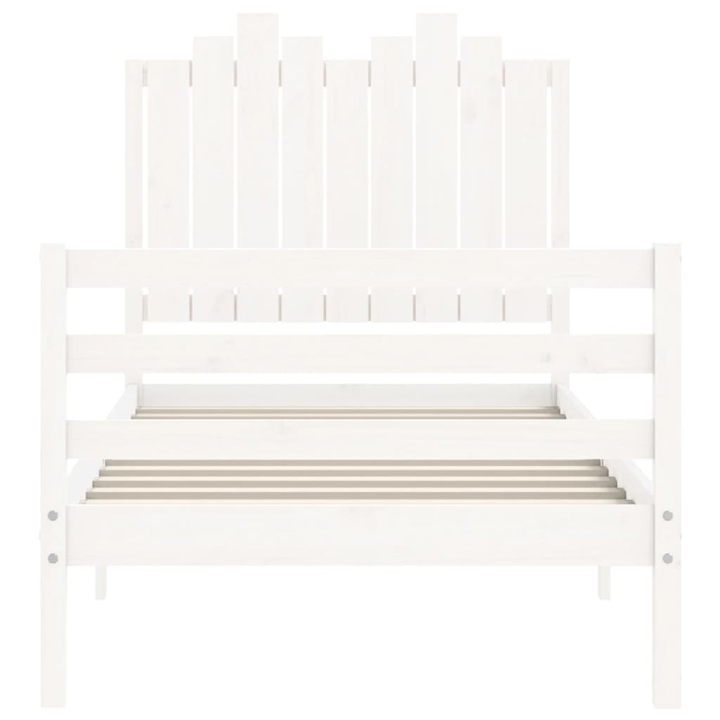 Bed Frame Without Mattress Single Solid Wood
