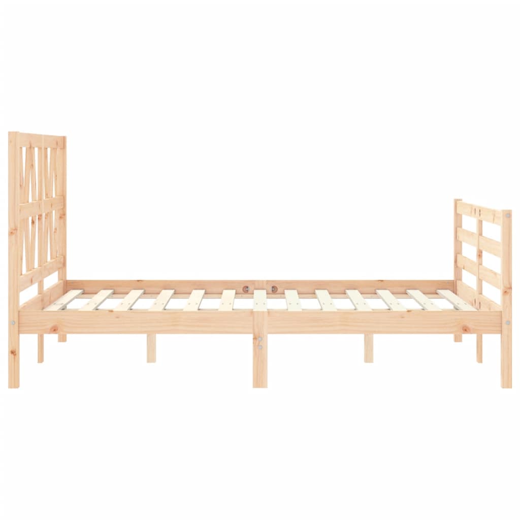 Bed Frame Without Mattress Solid Wood