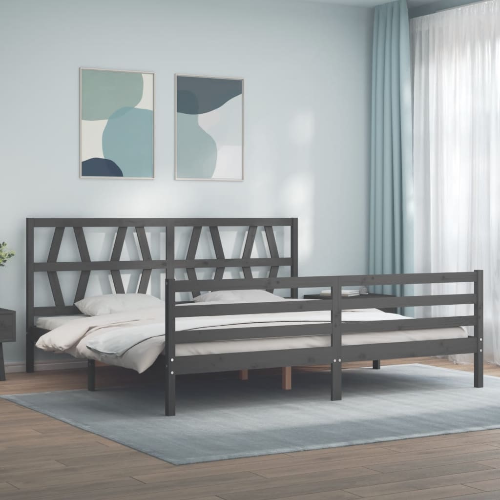 Bed Frame Without Mattress Solid Wood