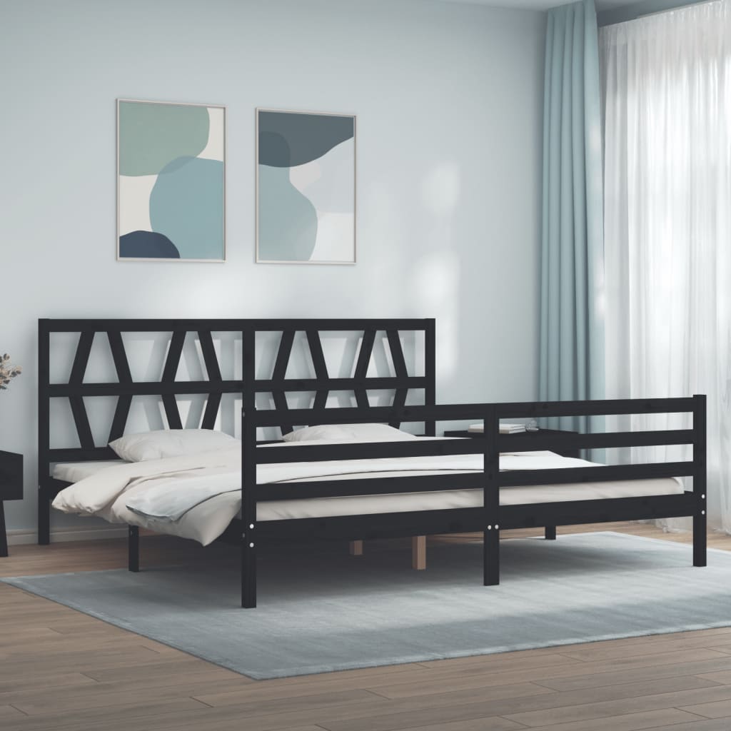 Bed Frame Without Mattress Solid Wood