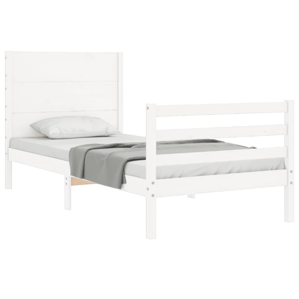 Bed Frame Without Mattress Small Single Solid Wood