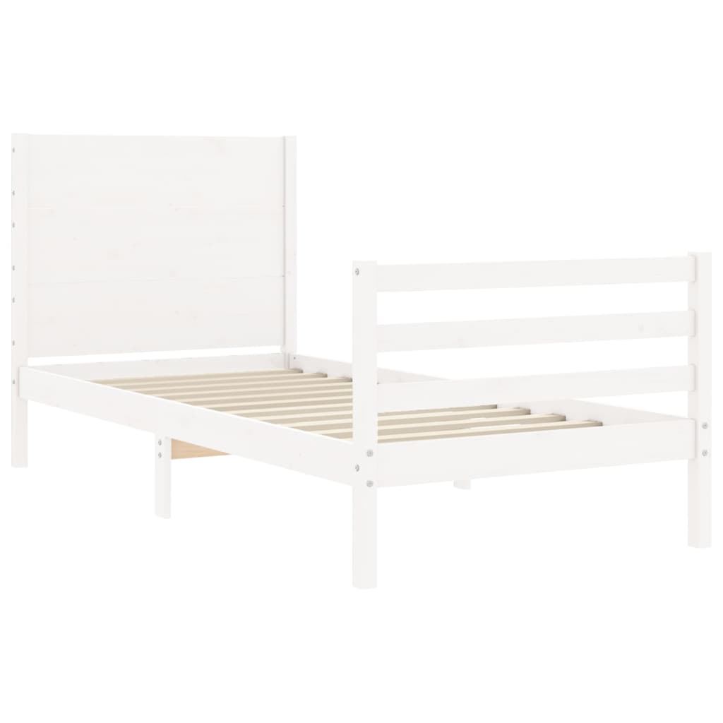 Bed Frame Without Mattress Small Single Solid Wood