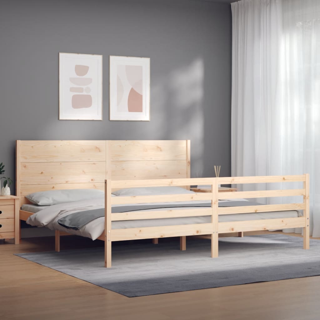 Bed Frame Without Mattress Small Single Solid Wood