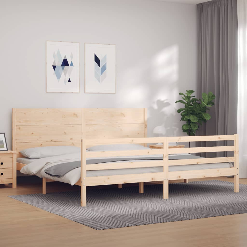 Bed Frame Without Mattress Small Single Solid Wood