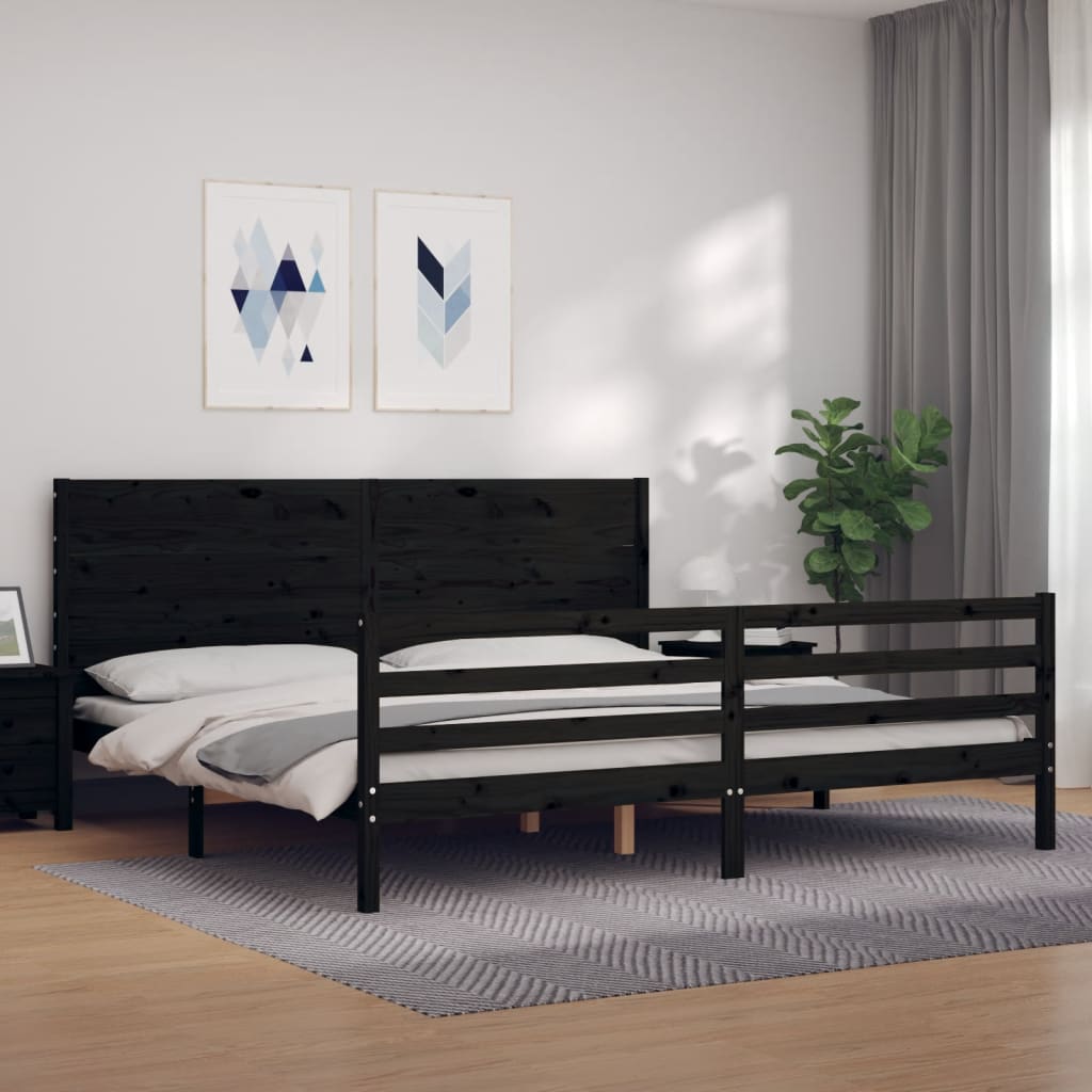 Bed Frame Without Mattress Small Single Solid Wood