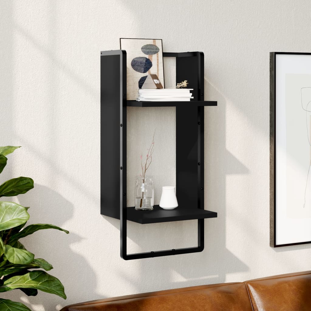 Wall Shelf With Bar