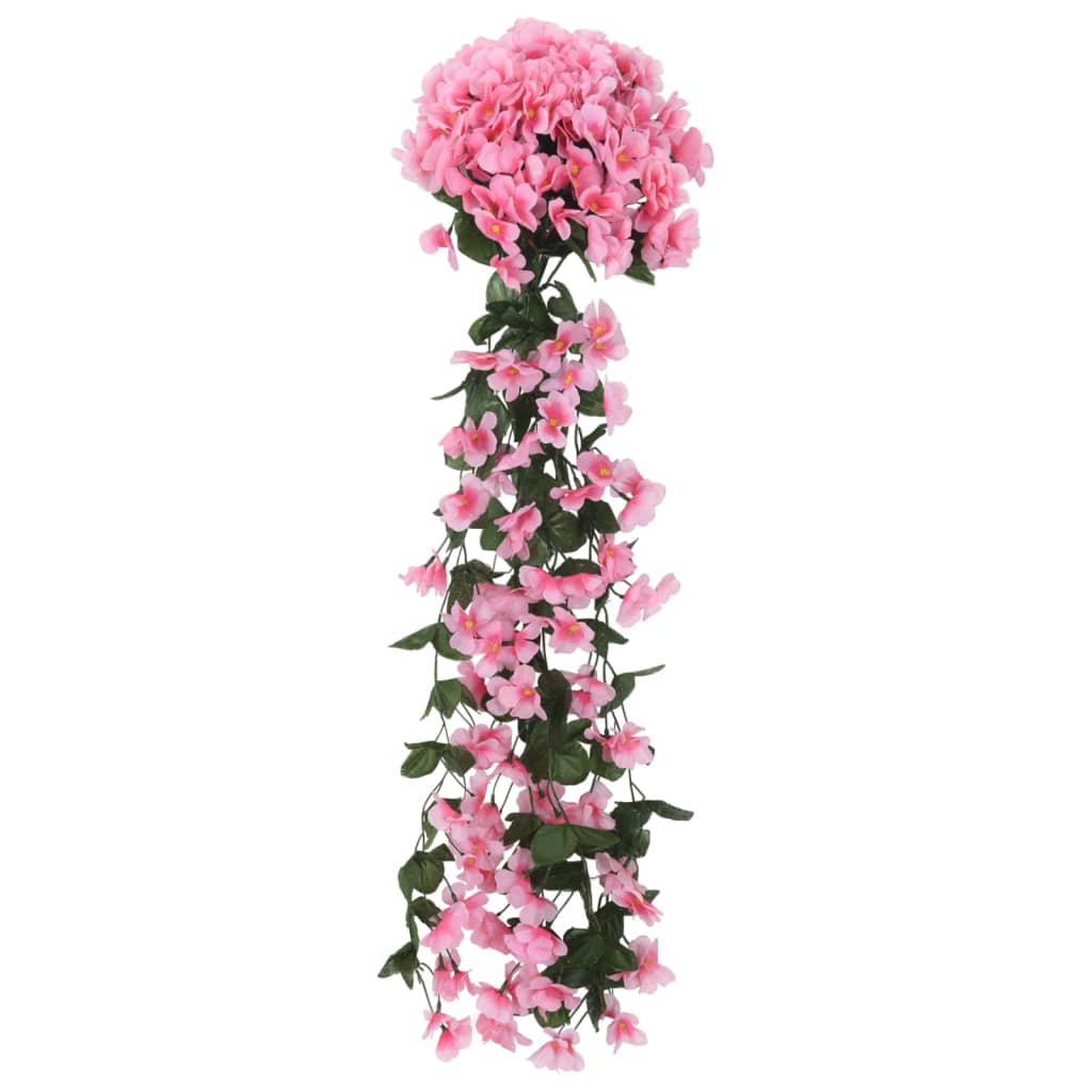 Christmas Flower Garlands 3 Pcs 85 Cm