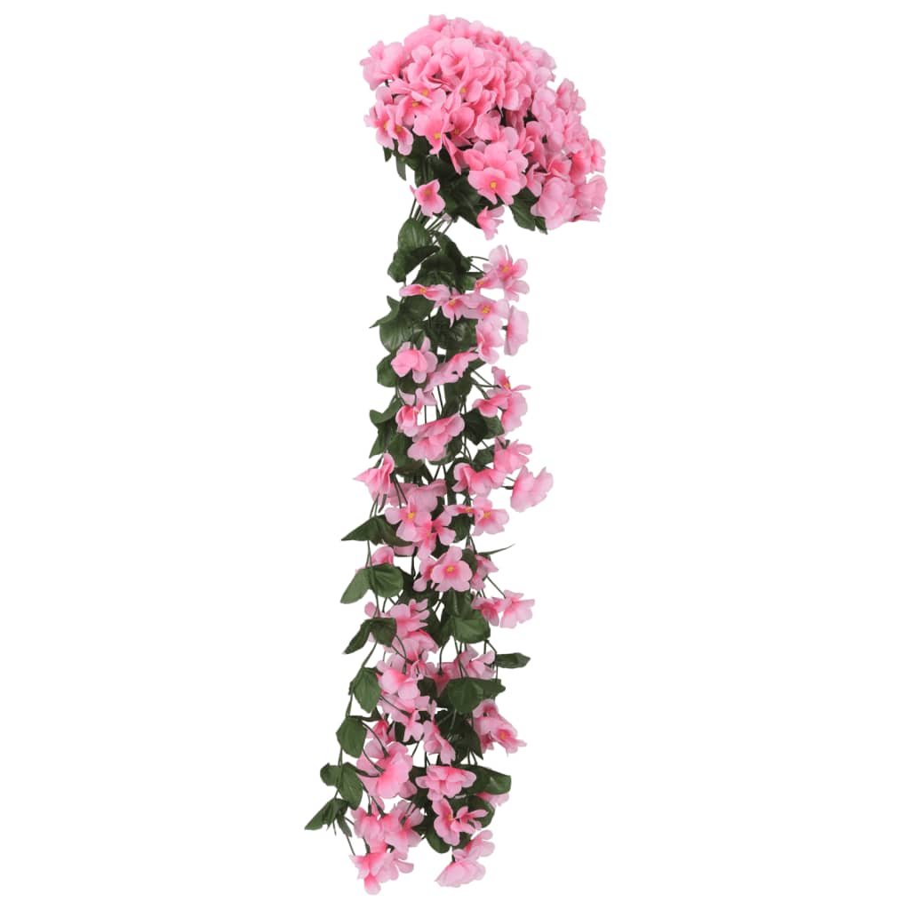 Christmas Flower Garlands 3 Pcs 85 Cm