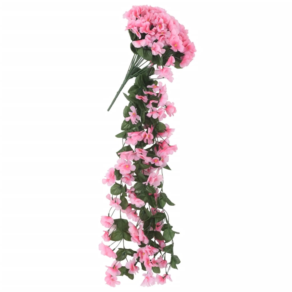 Christmas Flower Garlands 3 Pcs 85 Cm