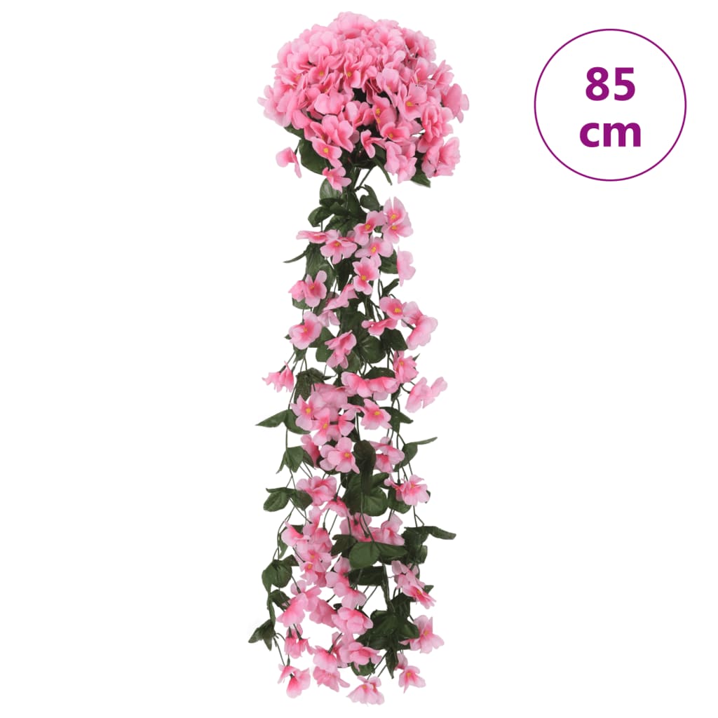 Christmas Flower Garlands 3 Pcs 85 Cm